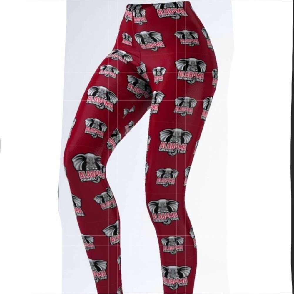 237.   NEW IN BAG Alabama Football Leggings OS Fits 2-10